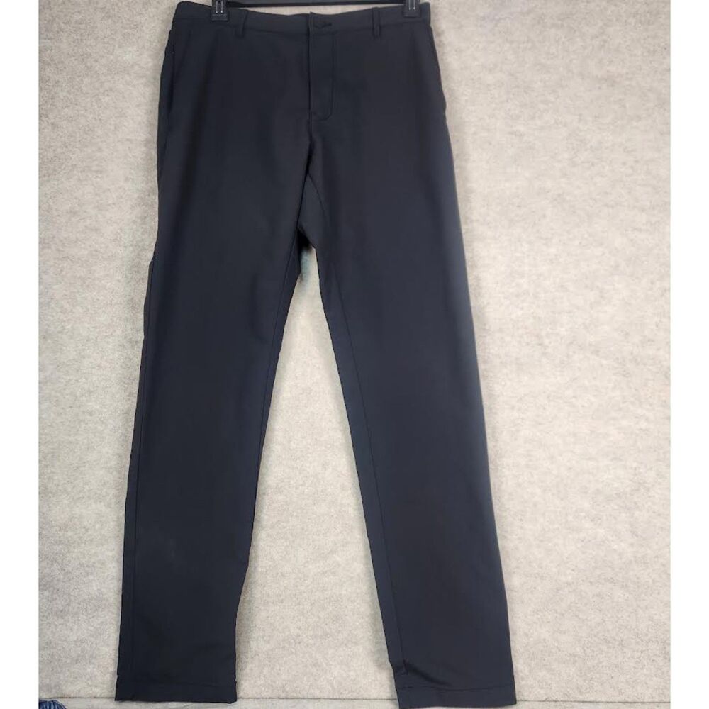 Banana Republic Men's Black Performance Pants Size 34/34 Athleisure Casual Golf